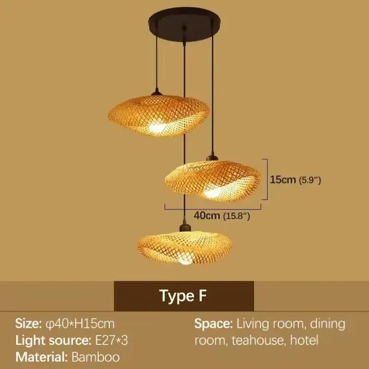 Braida Rattan Pendant Light