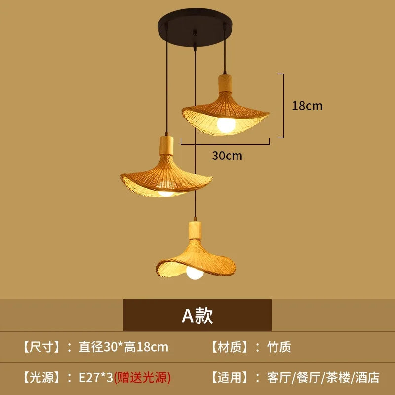 Braida Rattan Pendant Light