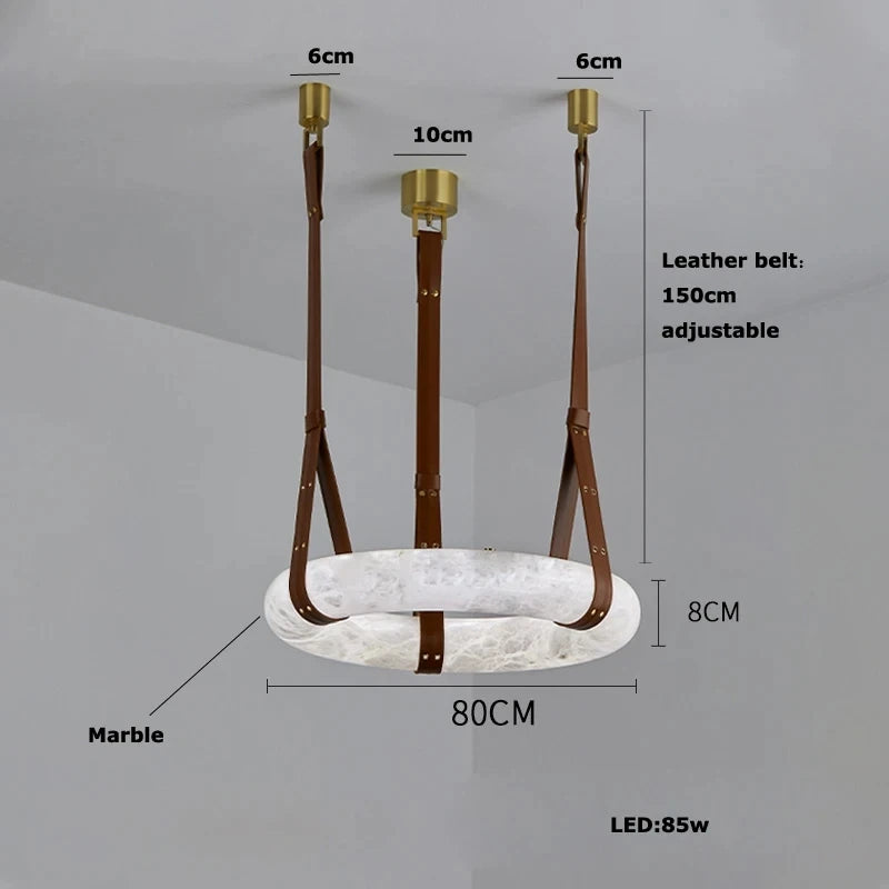 Marbelle Strap Chandelier