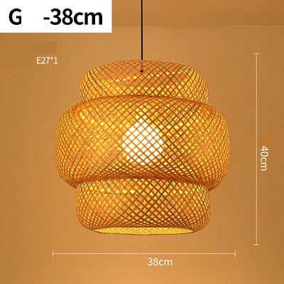 Ravena Rattan Chandelier