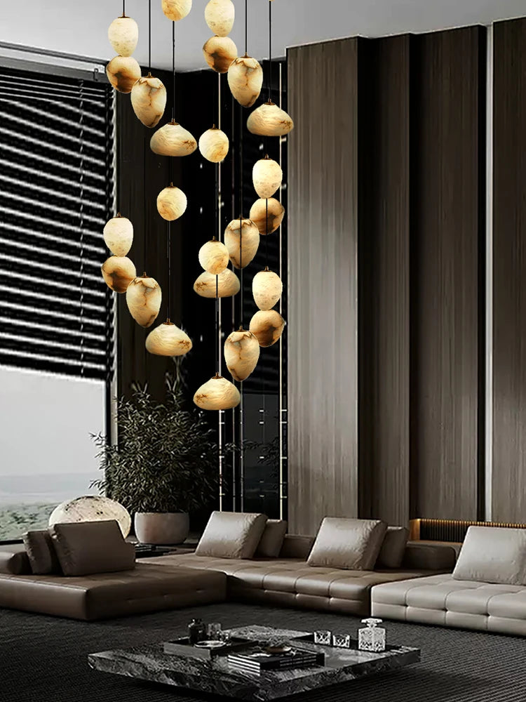 Kōrin Marble Chandelier