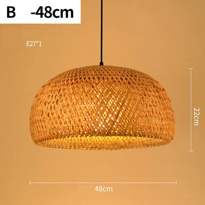Ravena Rattan Chandelier