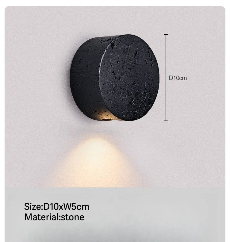 Sora Travertine Wall Lamp