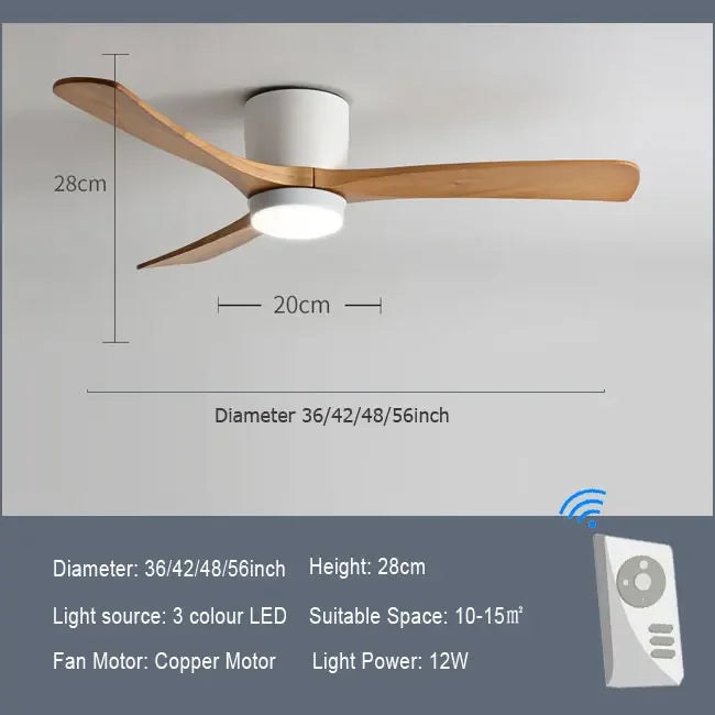 Virex Flush Ceiling Fan Light