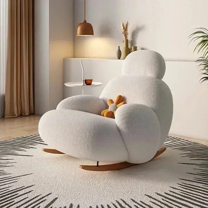 Kumo White Lounge Chair
