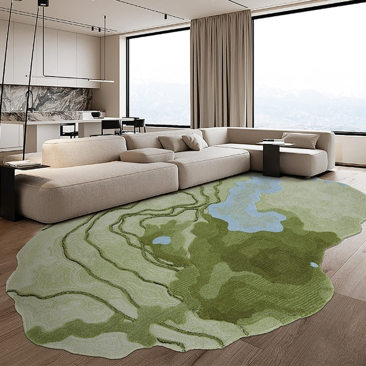 Hinoki Topography Rug