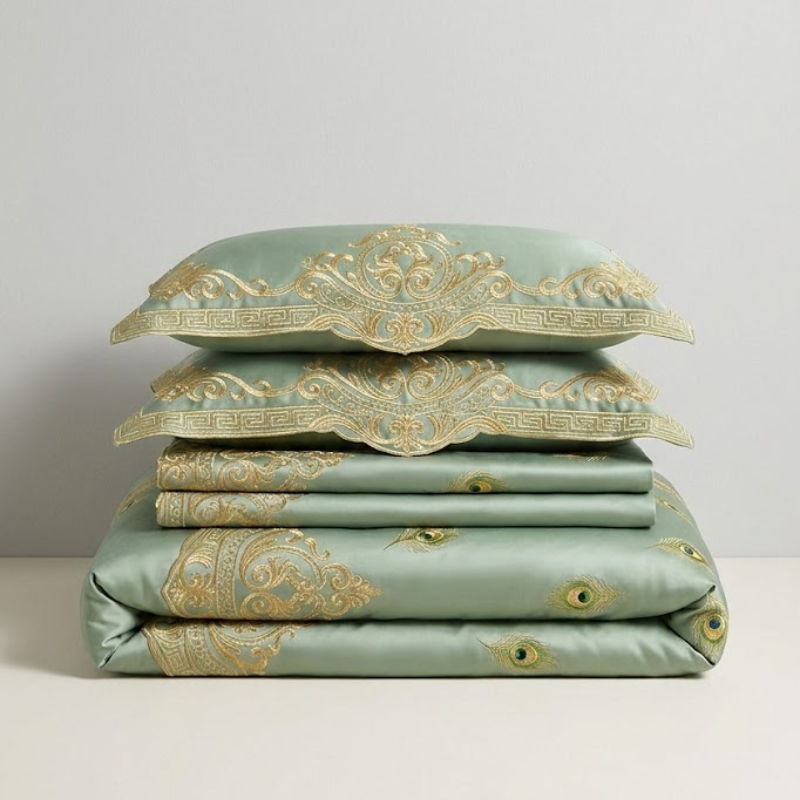 Yuki Peacock Bedding Set
