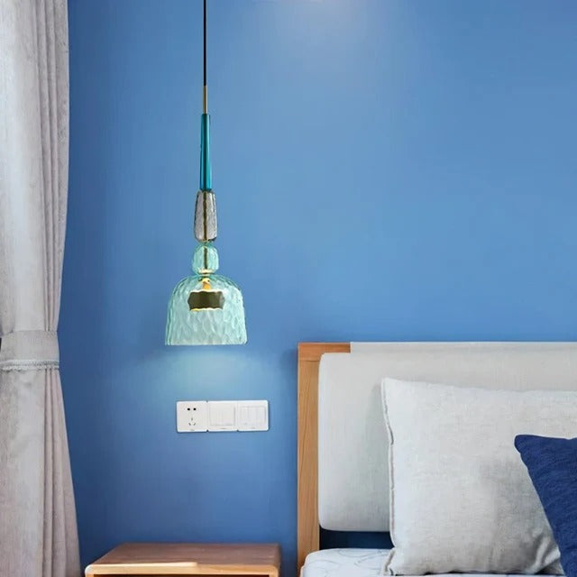 Vitra glass pendant light LED compatible fixture