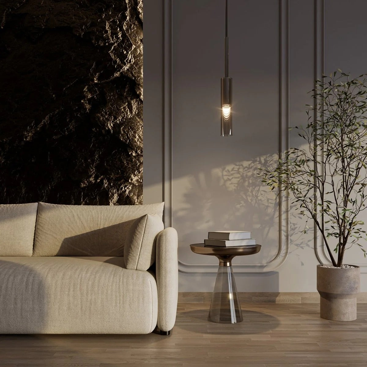 Noctra Glass Pendant Light