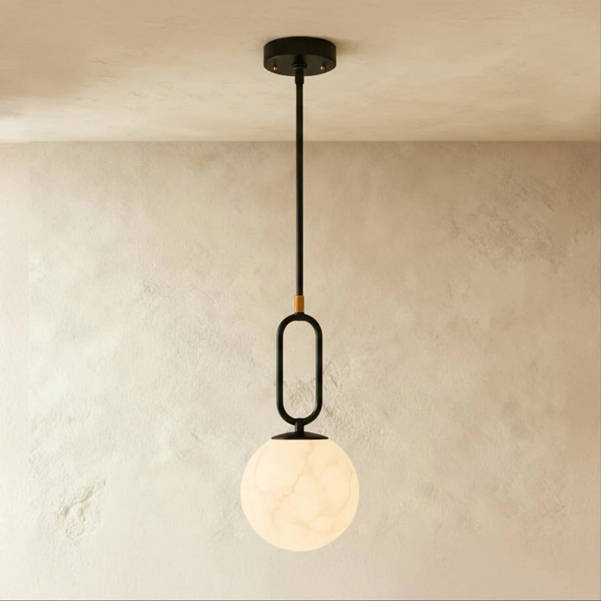 Luma Alabaster Pendant Light
