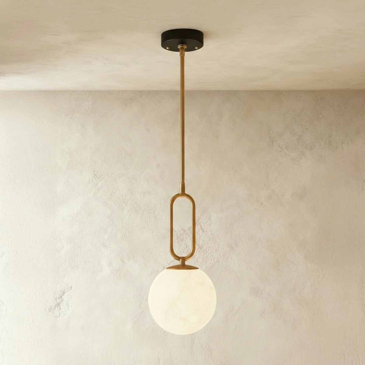 Luma Alabaster Pendant Light