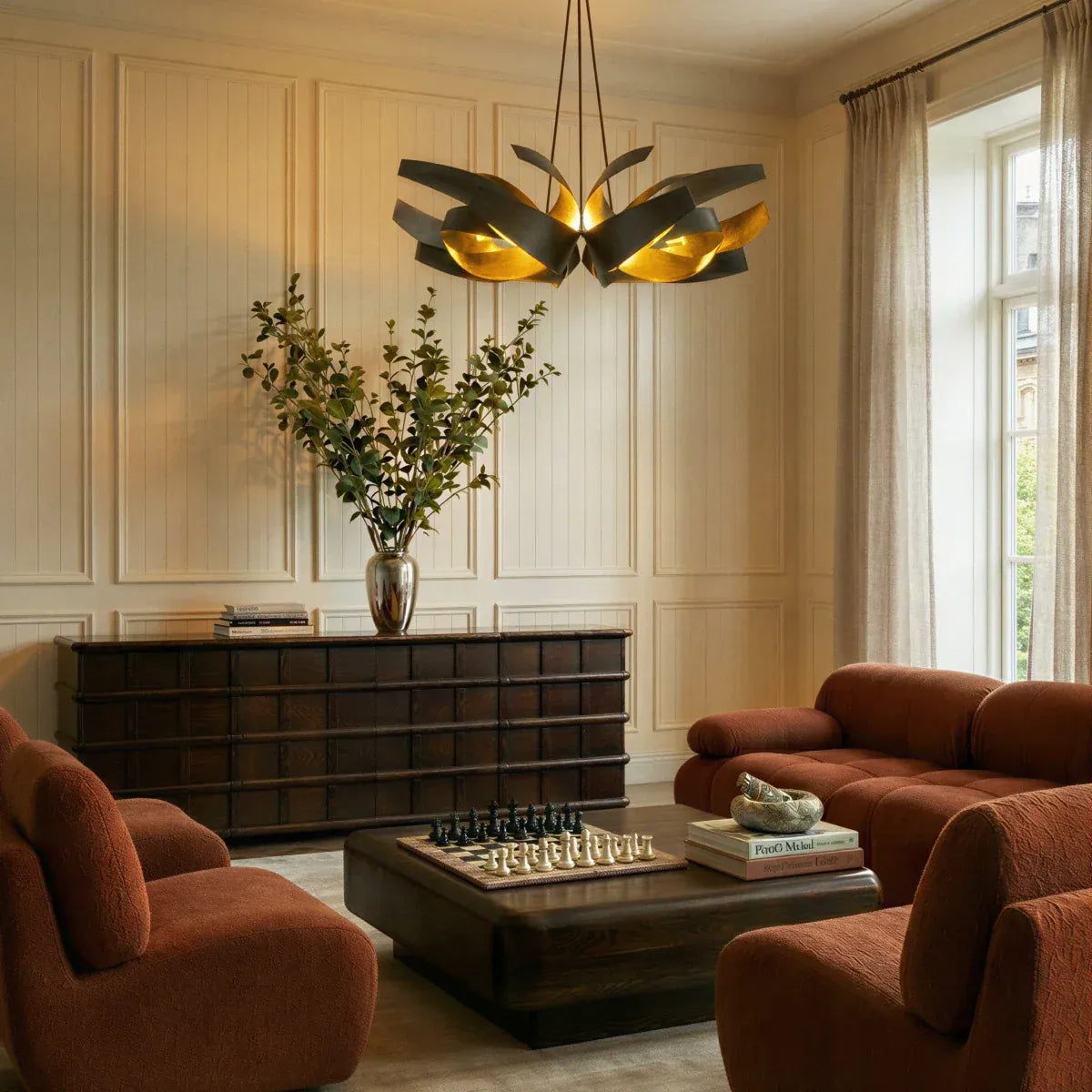Virel Sculptural Chandelier