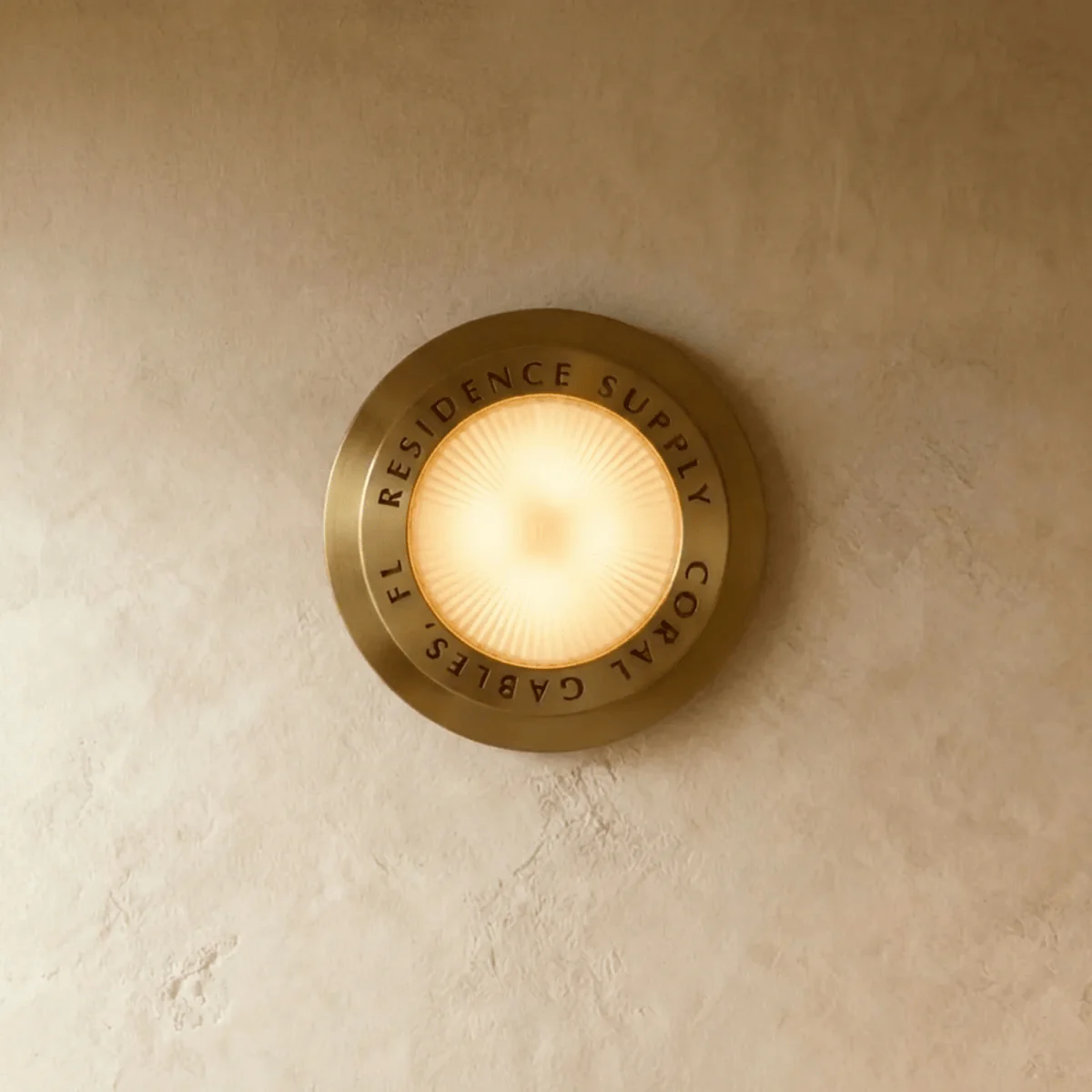 Nautra Brass Ceiling Light