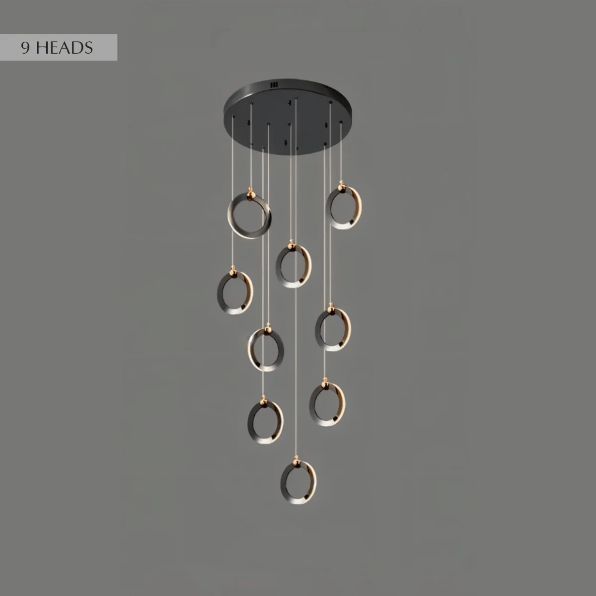 Vionex Ring Cascade Chandelier