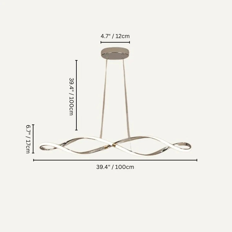 Helixa Twist Chandelier