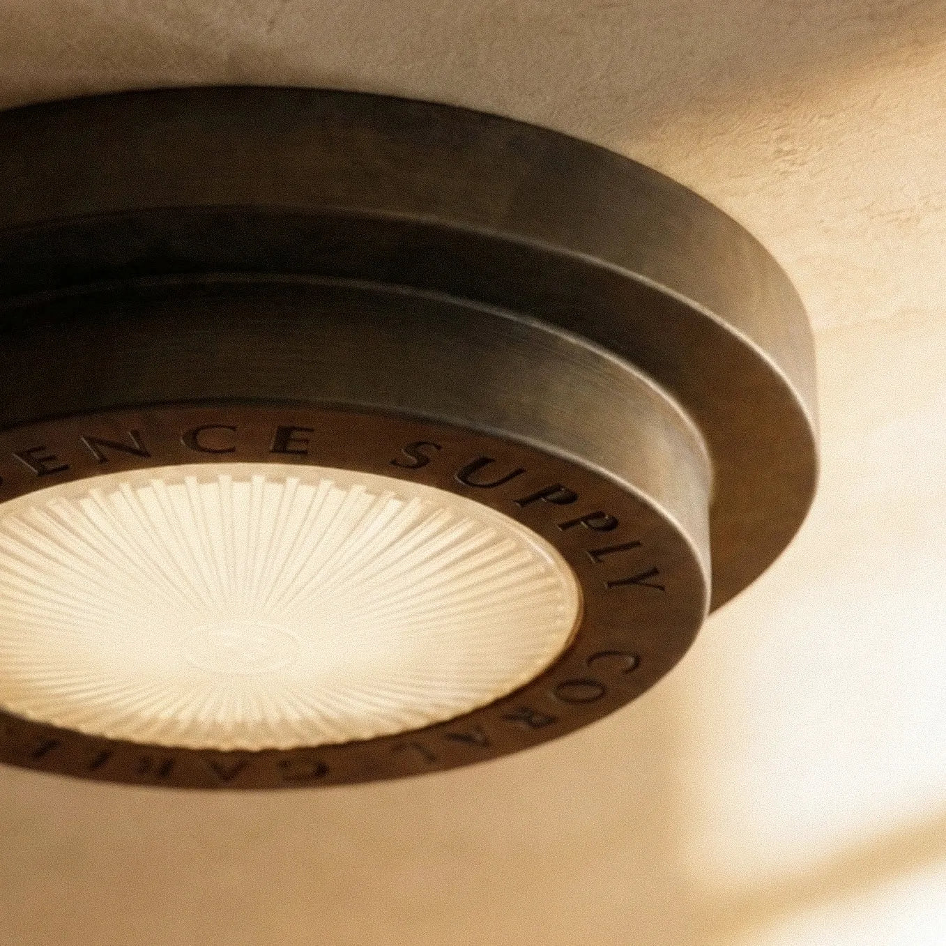 Nautra Brass Ceiling Light