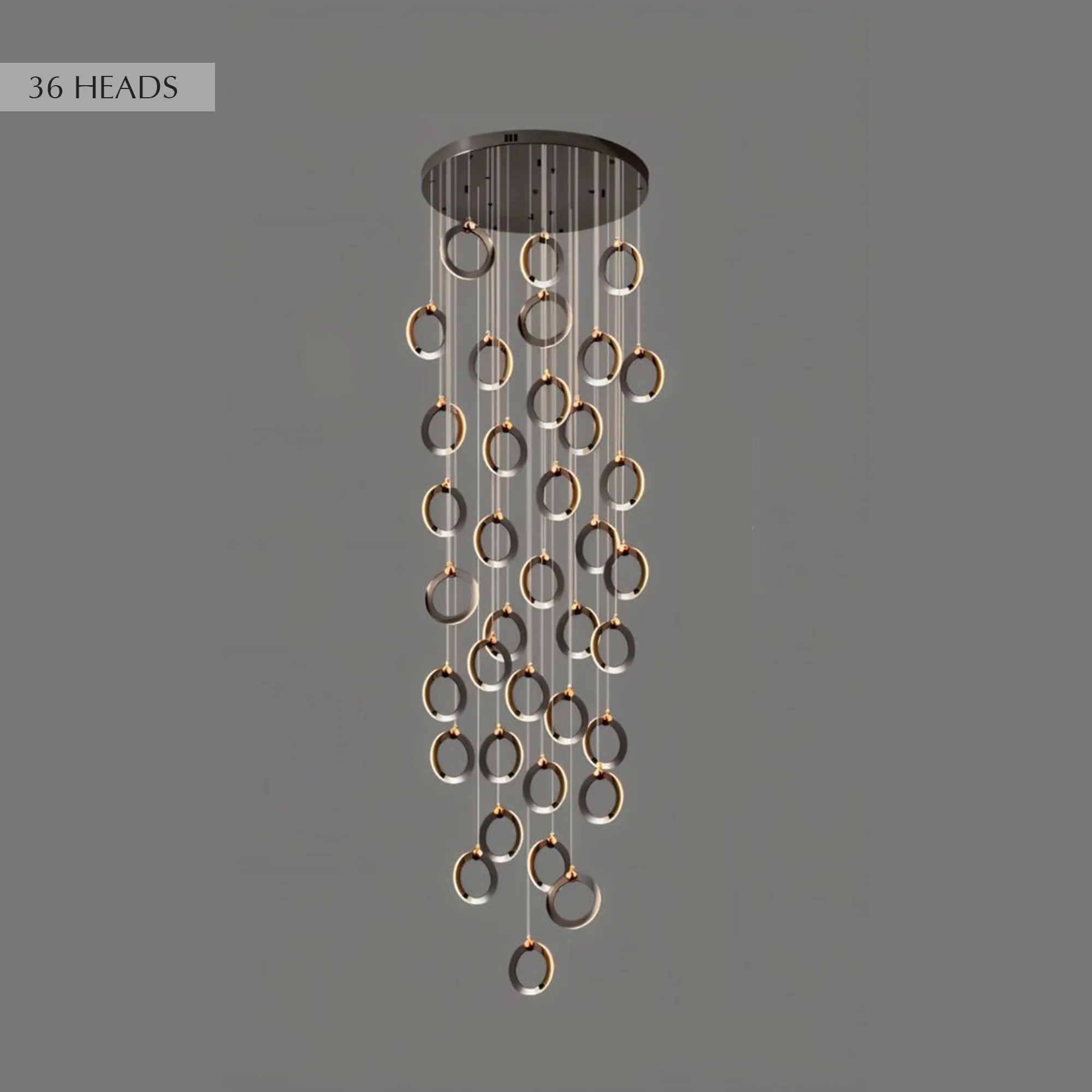 Vionex Ring Cascade Chandelier