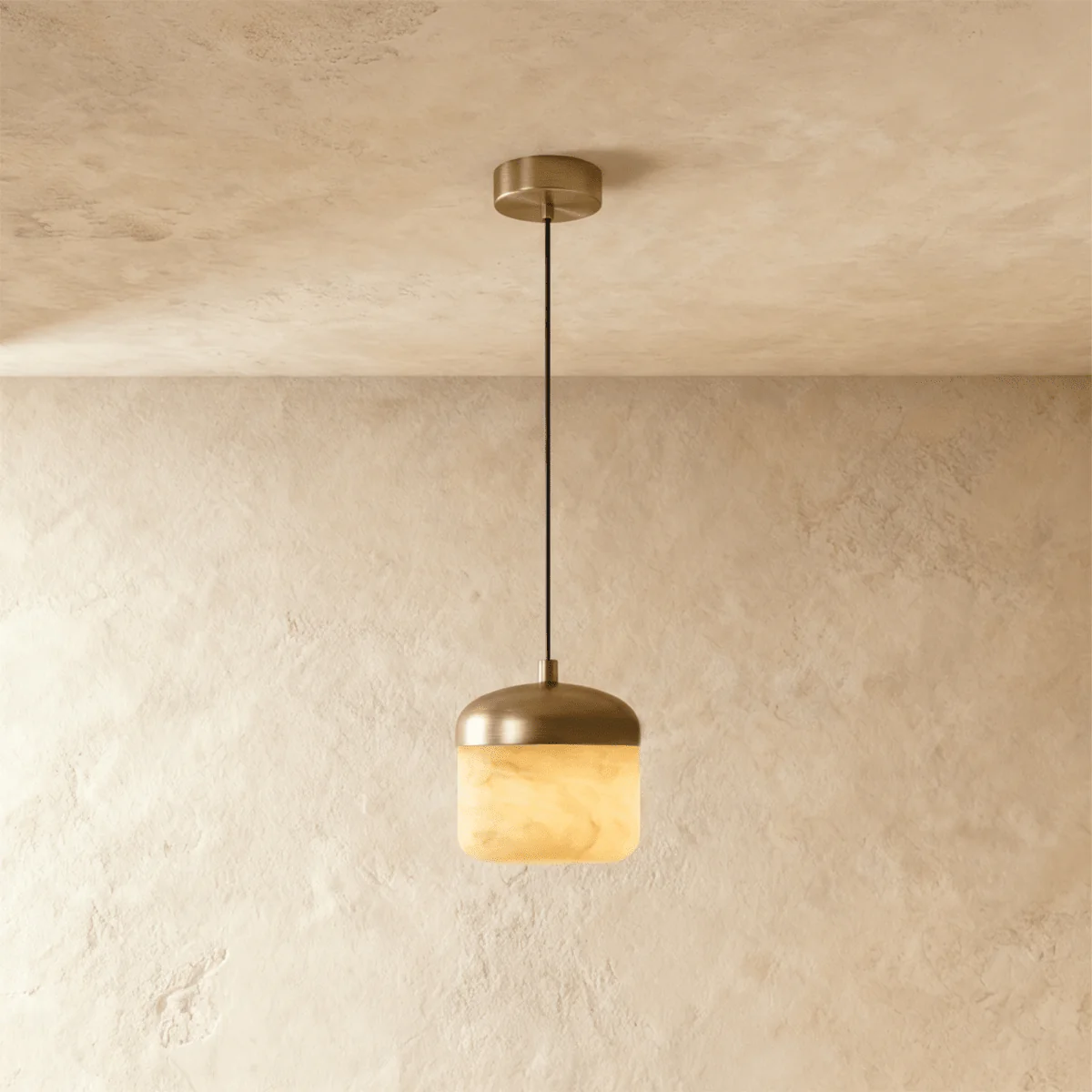 Selune Alabaster Pendant Light