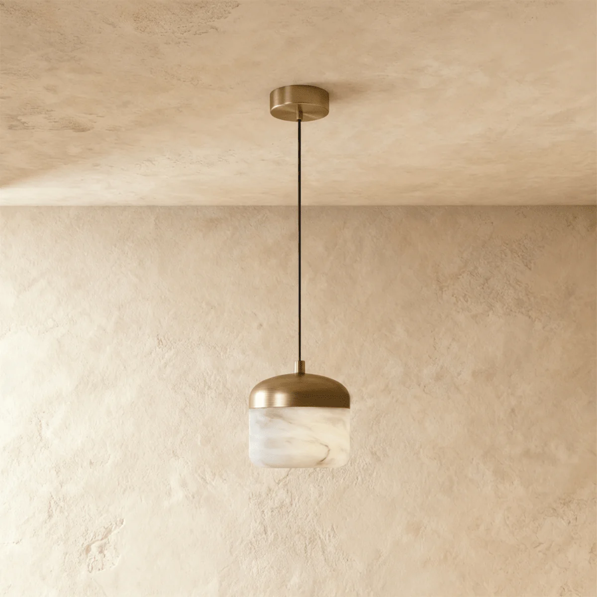 Selune Alabaster Pendant Light