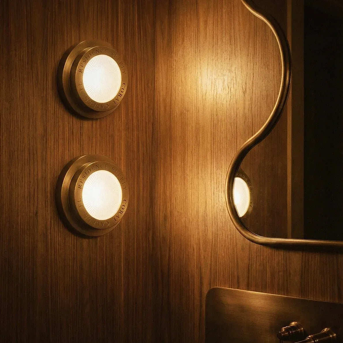Nautra Brass Ceiling Light