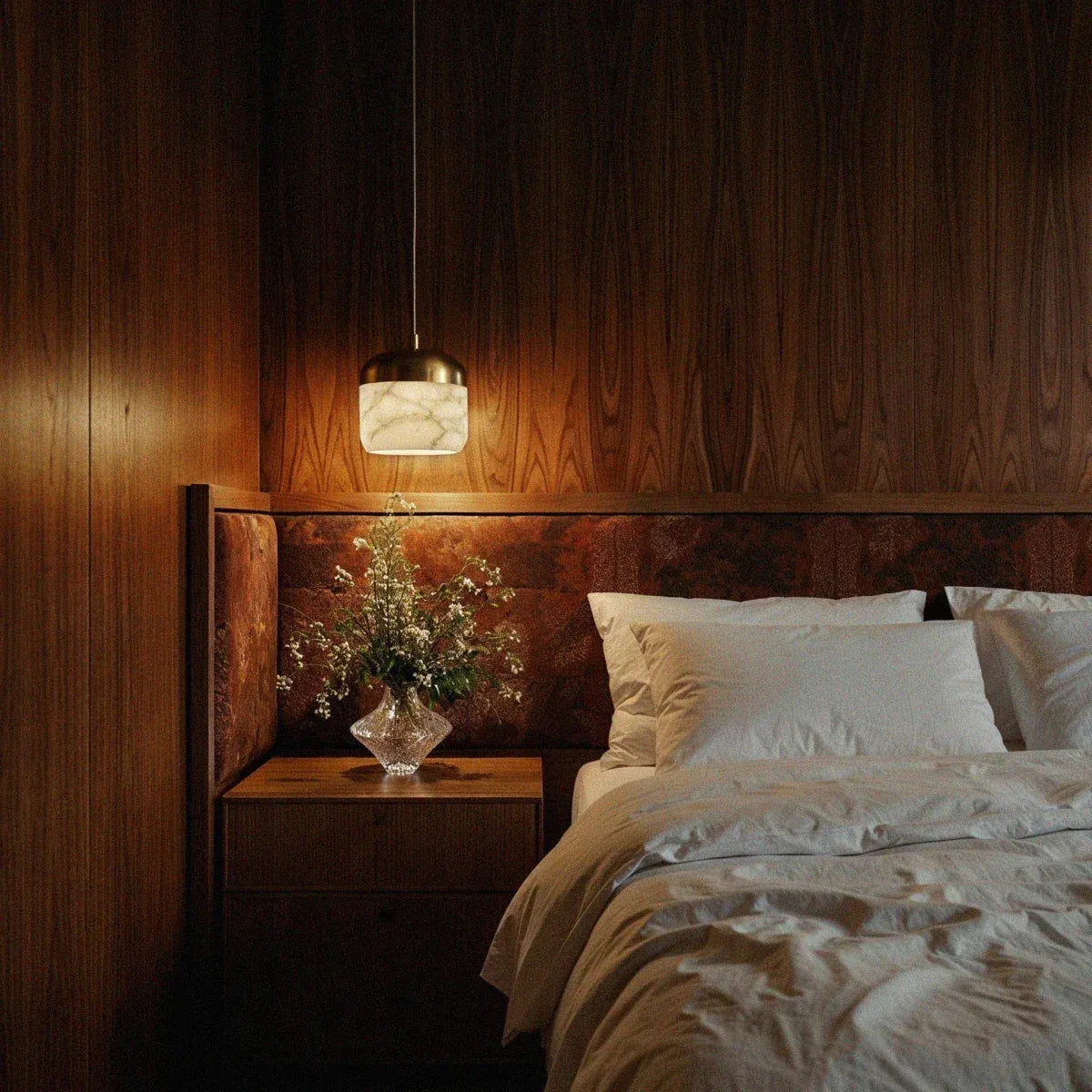 Selune Alabaster Pendant Light