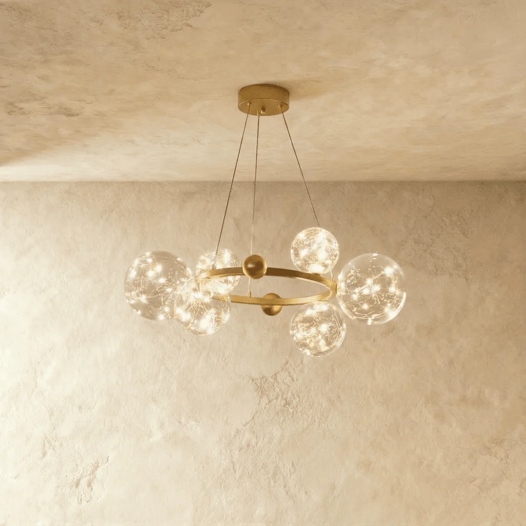 Lunelle Glass Orb Chandelier