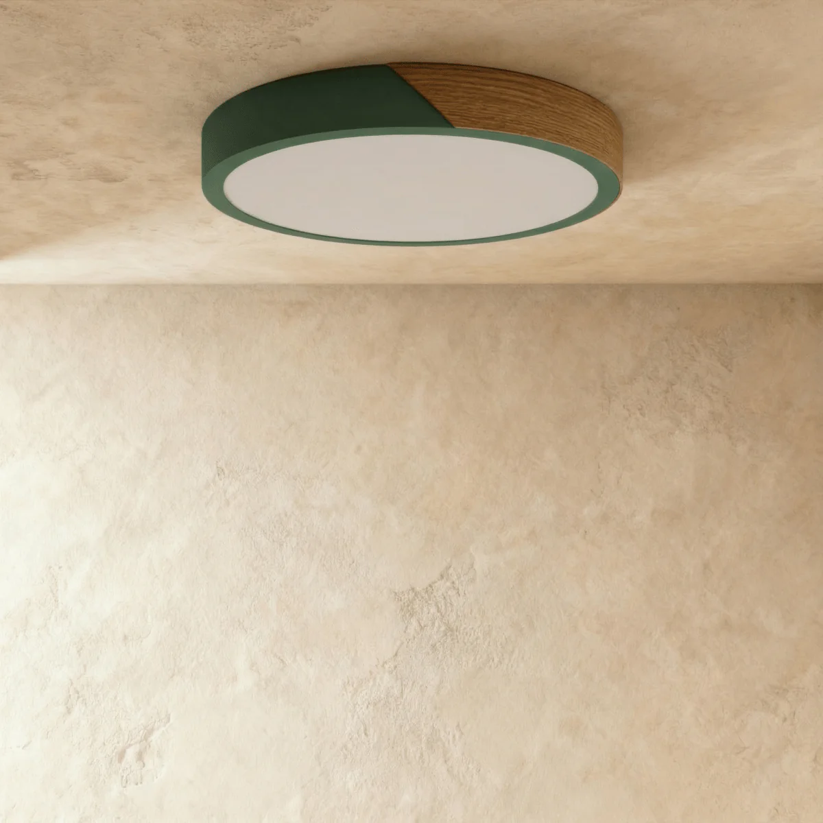 Nara ceiling light installed on ceiling indoor