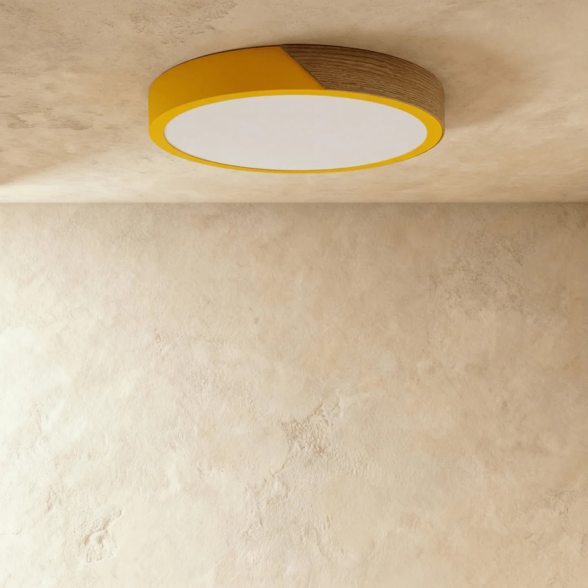 Nara ceiling light front view ceiling mounted