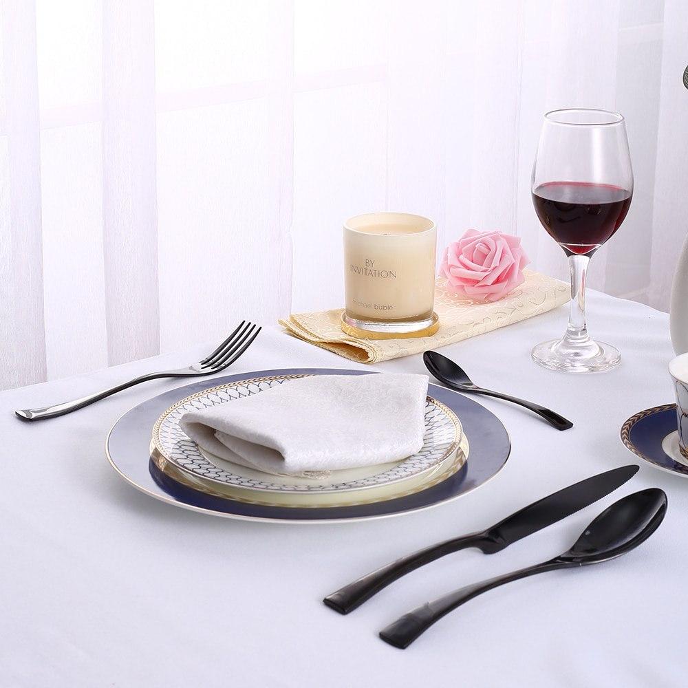 Aria Black Flatware
