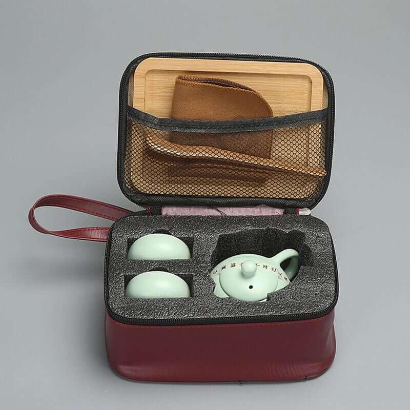 Shiori Portable Ceramic Kung Fu Tea Set