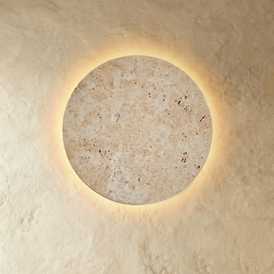 Suna Yellow Cave Stone LED Wall Sconce
