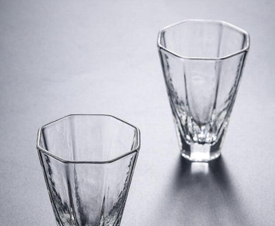 Renji Hammer Pattern High Temperature Glass Set