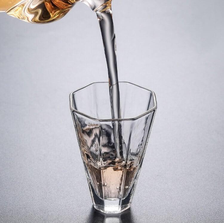Renji Hammer Pattern High Temperature Glass Set