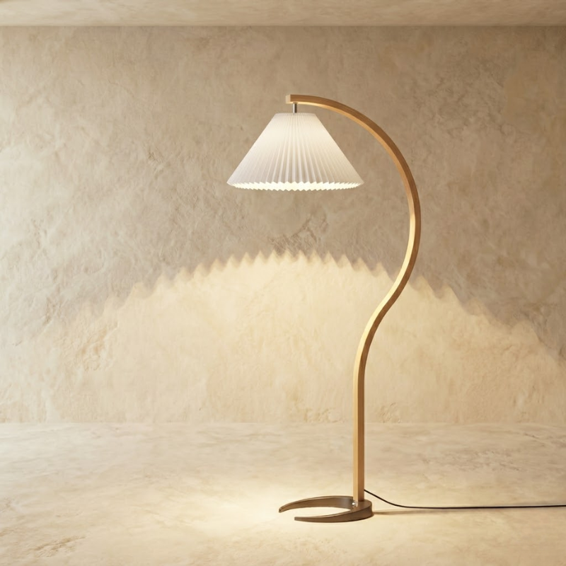 Lunara Pleated Floor Lamp