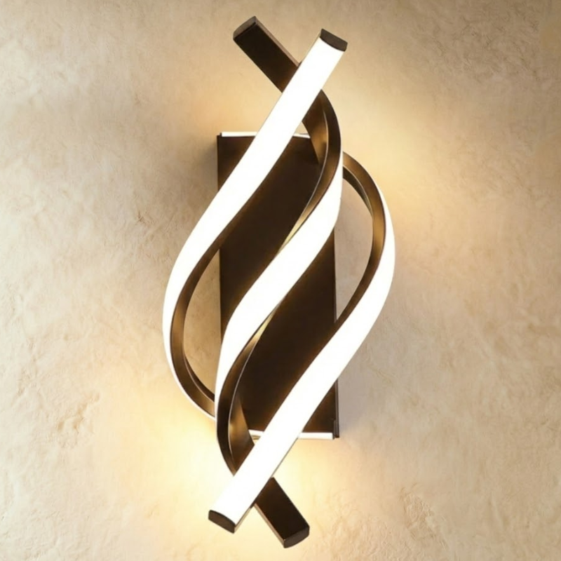 Kuroi Spiral Wall Lamp