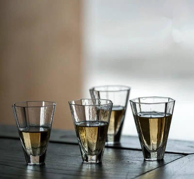 Renji Hammer Pattern High Temperature Glass Set