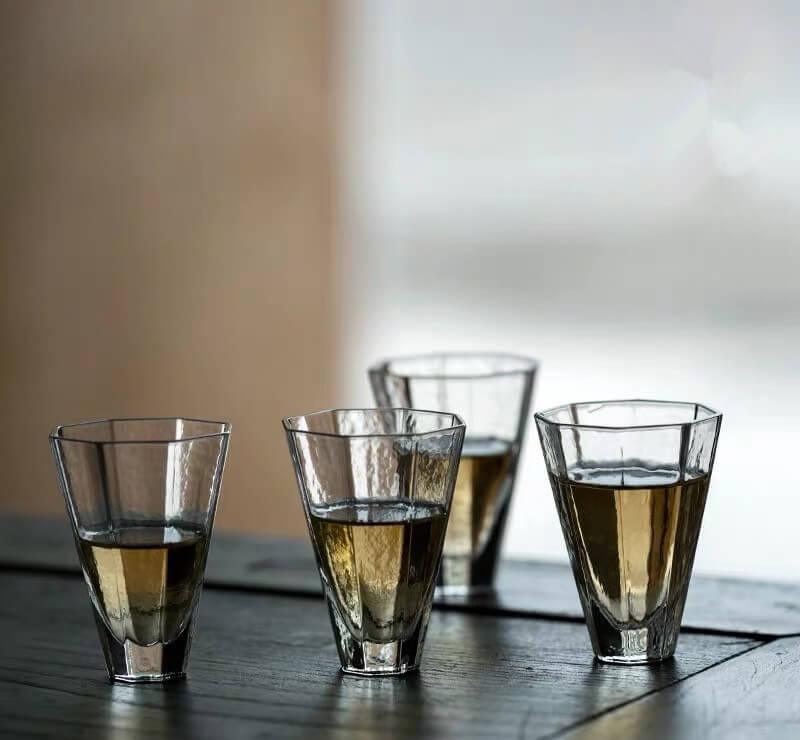 Renji Hammer Pattern High Temperature Glass Set