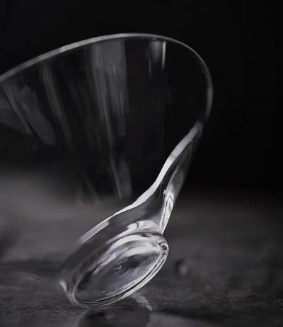 Airi Simple Glass Tea Bowl & Spoon Set