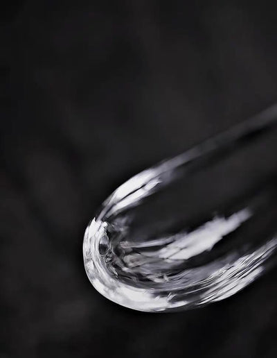 Airi Simple Glass Tea Bowl & Spoon Set