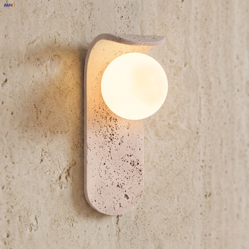 Cavira Stone Glass Wall Lamp