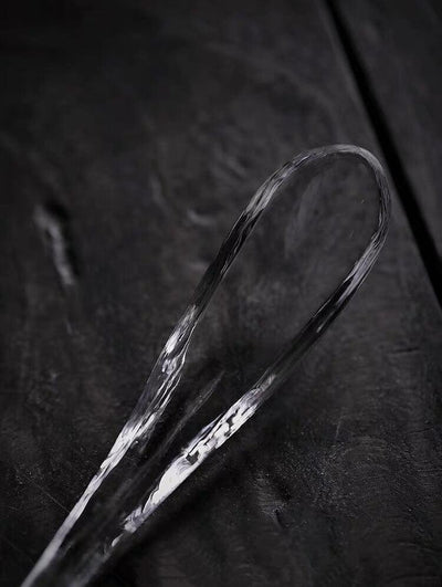 Airi Simple Glass Tea Bowl & Spoon Set