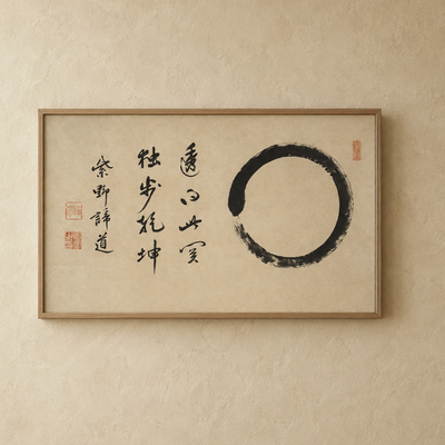 Enso Kokoro Art Print
