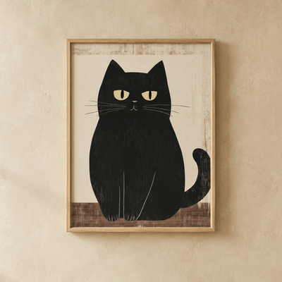 Yoru Neko Art Print