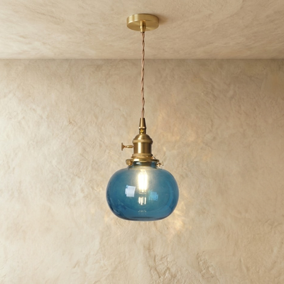 Retro Glass Pendant Light