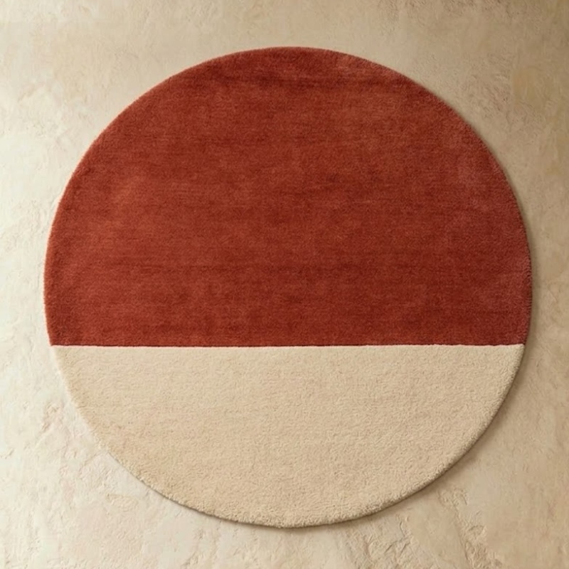 Tami Color Block Circular Rug