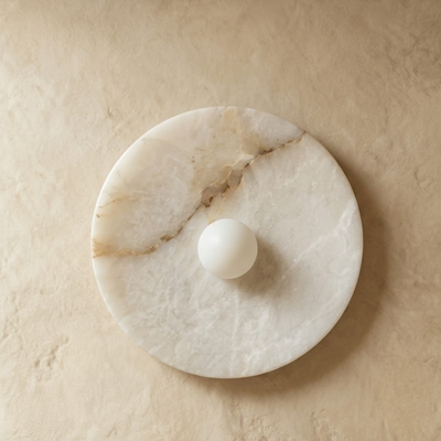 Kuro Marble Wall Sconce