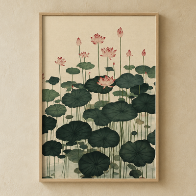 Lotus Forest - Canvas