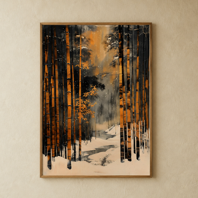 Yuki Bamboo Art Print