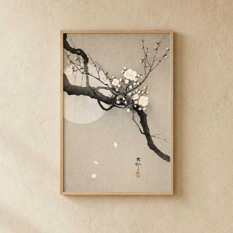 Tsukihana Plum Art Print