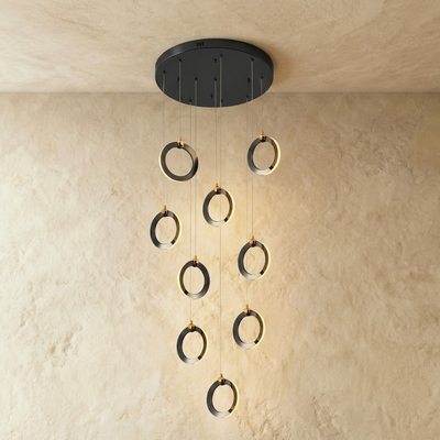 Vionex Ring Cascade Chandelier